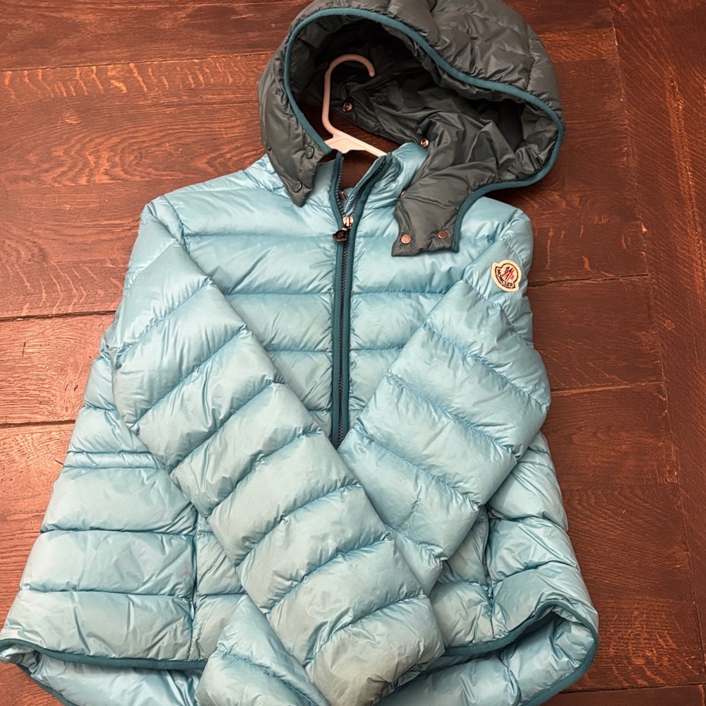 Moncler Light Blue Quilted Jacket